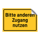 Bitte anderen Zugang nutzen