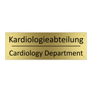 Kardiologieabteilung - Cardiology Department