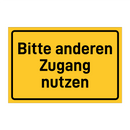 Bitte anderen Zugang nutzen