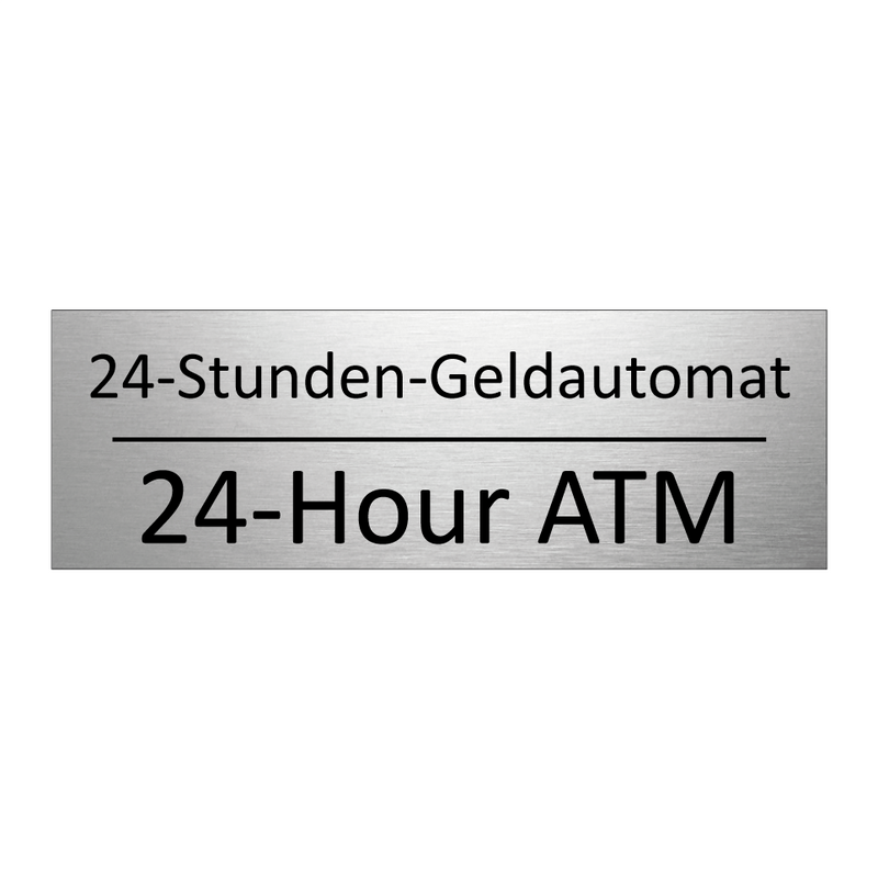 24-Stunden-Geldautomat - 24-Hour ATM