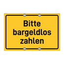 Bitte bargeldlos zahlen