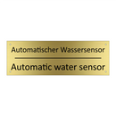 Automatischer Wassersensor - Automatic water sensor