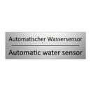 Automatischer Wassersensor - Automatic water sensor