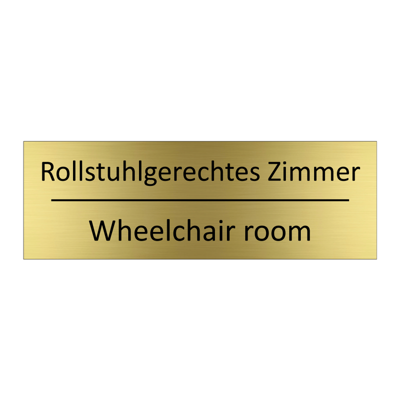 Rollstuhlgerechtes Zimmer - Wheelchair room