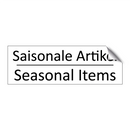 Saisonale Artikel - Seasonal Items