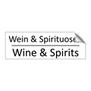 Wein & Spirituosen - Wine & Spirits