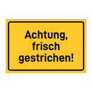 Achtung, frisch gestrichen!