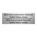 AED Automatisierter Externer Defibrillator /.../ - AED Automated External Defibrillator /.../