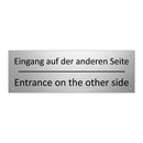 Eingang auf der anderen Seite - Entrance on the other side
