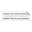 Lächeln! Sie sind auf Kamera. - Smile! You're on Camera