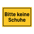 Bitte keine Schuhe