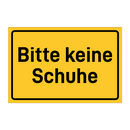 Bitte keine Schuhe