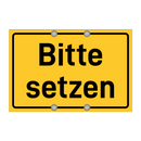 Bitte setzen