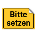 Bitte setzen