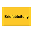Briefabteilung