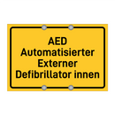 AED Automatisierter Externer Defibrillator innen