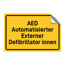 AED Automatisierter Externer Defibrillator innen