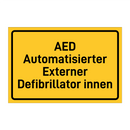 AED Automatisierter Externer Defibrillator innen