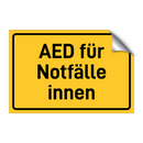 AED für Notfälle innen