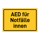 AED für Notfälle innen
