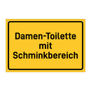 Damen-Toilette mit Schminkbereich & Damen-Toilette mit Schminkbereich