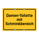 Damen-Toilette mit Schminkbereich & Damen-Toilette mit Schminkbereich