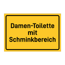 Damen-Toilette mit Schminkbereich & Damen-Toilette mit Schminkbereich