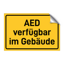 AED verfügbar im Gebäude