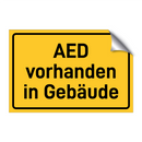 AED vorhanden in Gebäude