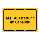 AED-Ausstattung im Gebäude