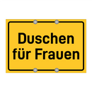 Duschen für Frauen