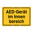 AED-Gerät im Innen bereich