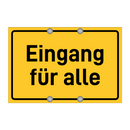 Eingang für alle & Eingang für alle & Eingang für alle & Eingang für alle & Eingang für alle