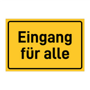 Eingang für alle & Eingang für alle & Eingang für alle & Eingang für alle & Eingang für alle