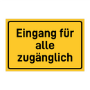 Eingang für alle zugänglich & Eingang für alle zugänglich & Eingang für alle zugänglich
