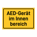 AED-Gerät im Innen bereich