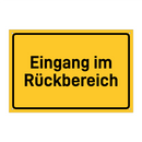 Eingang im Rückbereich & Eingang im Rückbereich & Eingang im Rückbereich