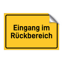 Eingang im Rückbereich & Eingang im Rückbereich & Eingang im Rückbereich