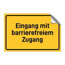 Eingang mit barrierefreiem Zugang & Eingang mit barrierefreiem Zugang