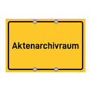 Aktenarchivraum