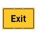Exit & Exit & Exit & Exit & Exit