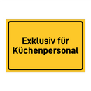 Exklusiv für Küchenpersonal & Exklusiv für Küchenpersonal & Exklusiv für Küchenpersonal