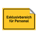 Exklusivbereich für Personal & Exklusivbereich für Personal & Exklusivbereich für Personal