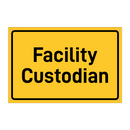 Facility Custodian & Facility Custodian & Facility Custodian & Facility Custodian