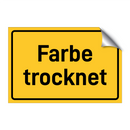 Farbe trocknet & Farbe trocknet & Farbe trocknet & Farbe trocknet