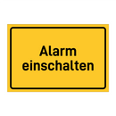 Alarm einschalten
