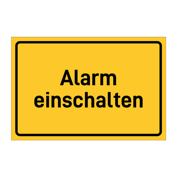 Alarm einschalten