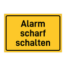 Alarm scharf schalten