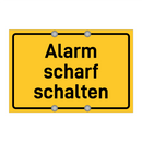 Alarm scharf schalten