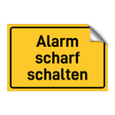 Alarm scharf schalten